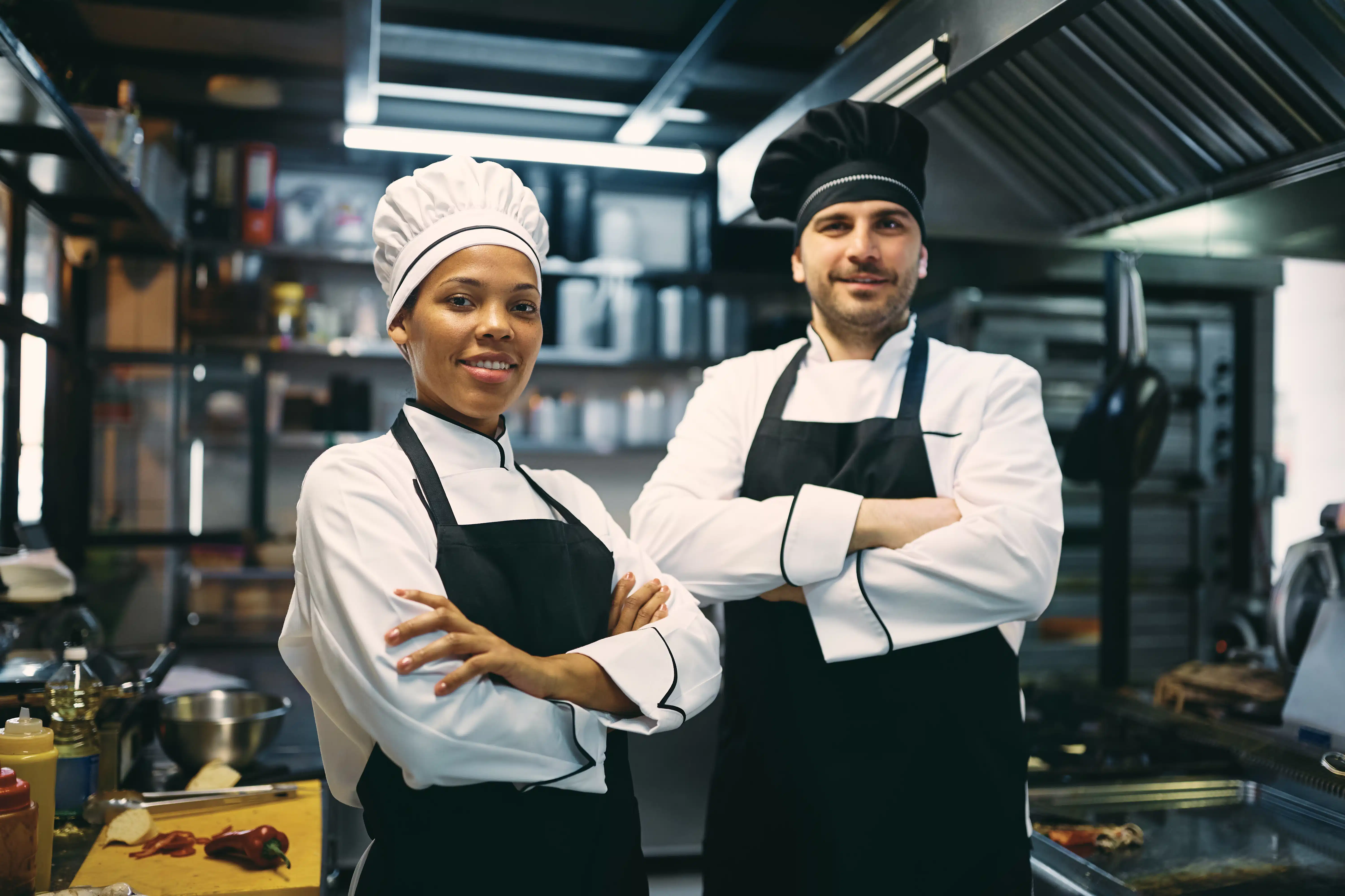 Hospitality staffing at work
